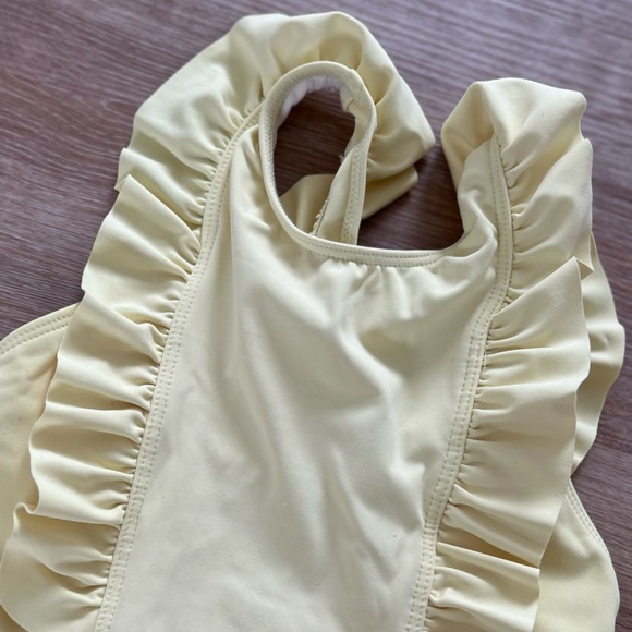 Girls Minnow Ruffle One-Piece Swimsuit - Picture 9 of 9